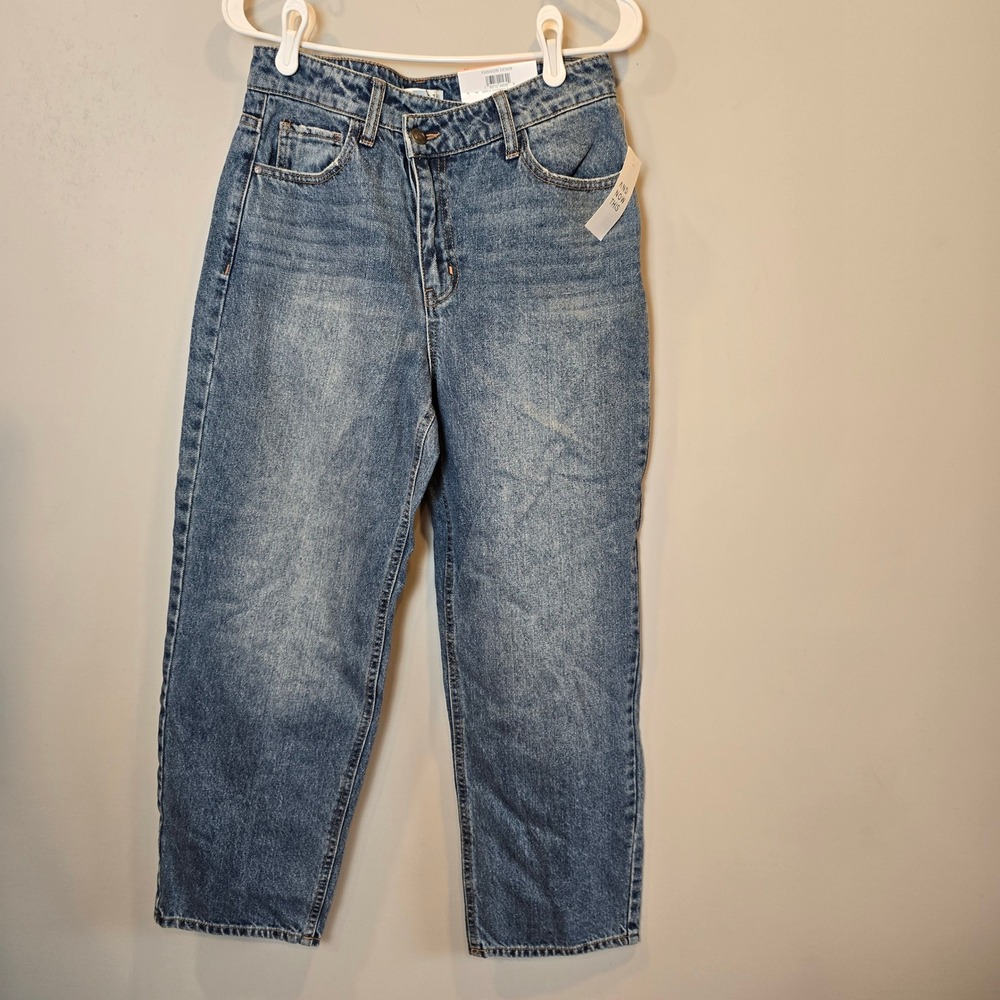And Now This Jeans Criss Cross Jean NWT Womens 28 High Rise Fitted Crop
